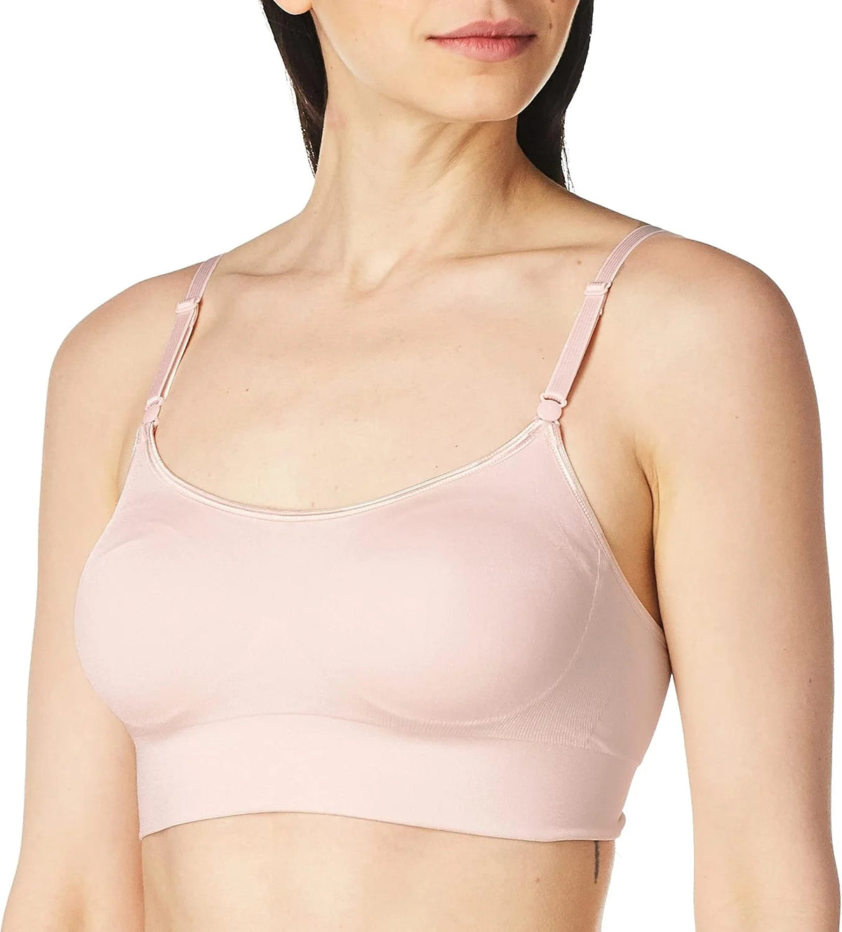 Warner's Womens Easy Does It Dig-Free Band with Seamless Stretch Wireless Lightly Lined Convertible Comfort Bra Rm0911a