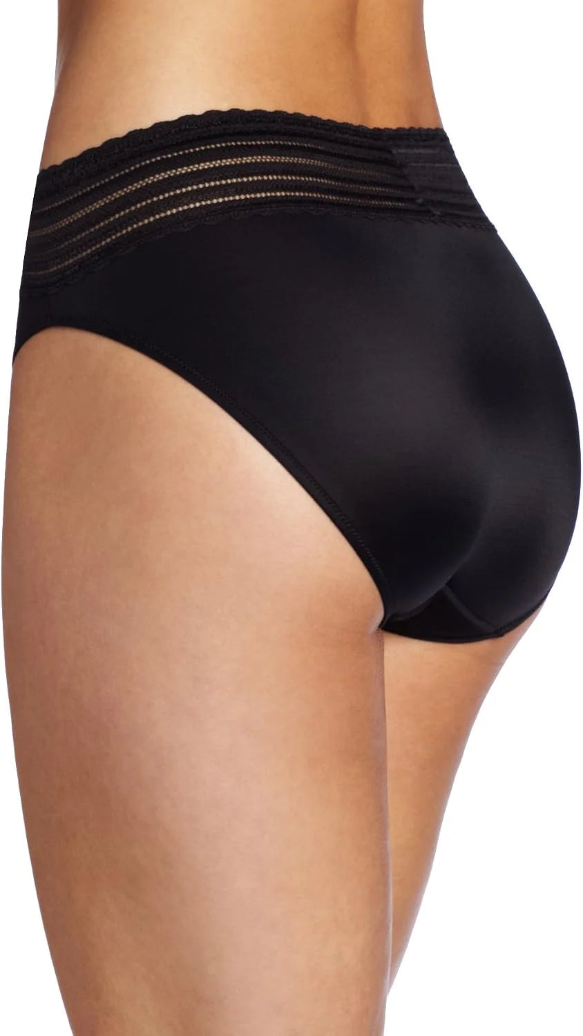 Warner's womens No Pinching No Problems Lace Hi Cut Brief Panty