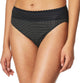 Black and Toasted Almond Pindot Print