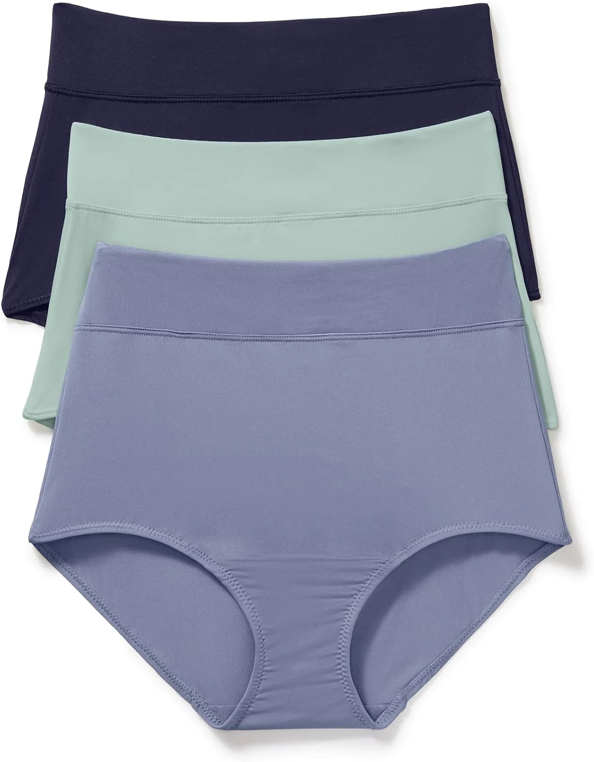 Warner's Women's Blissful Benefits Women's Dig-free Microfiber Brief 3-pack