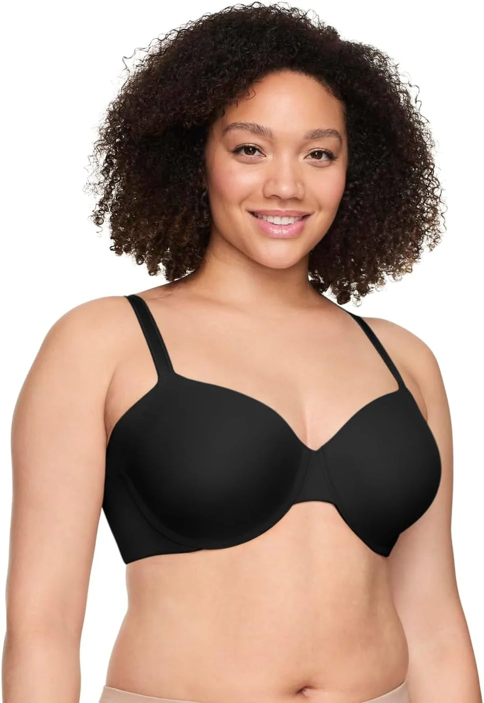 Warner's Women's No Side Effects Seamless Underarm-Smoothing Comfort Underwire Lightly Lined T-Shirt Bra Ra3061a