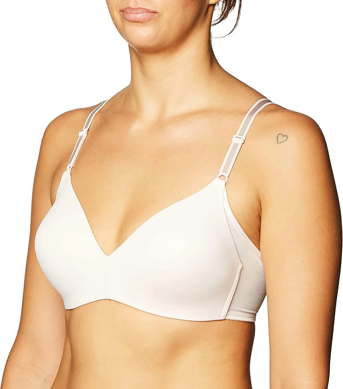Warner's Womens No Side Effects Underarm-Smoothing Comfort with Breathable Mesh Wireless Lightly Lined T-Shirt Bra Rm3481a