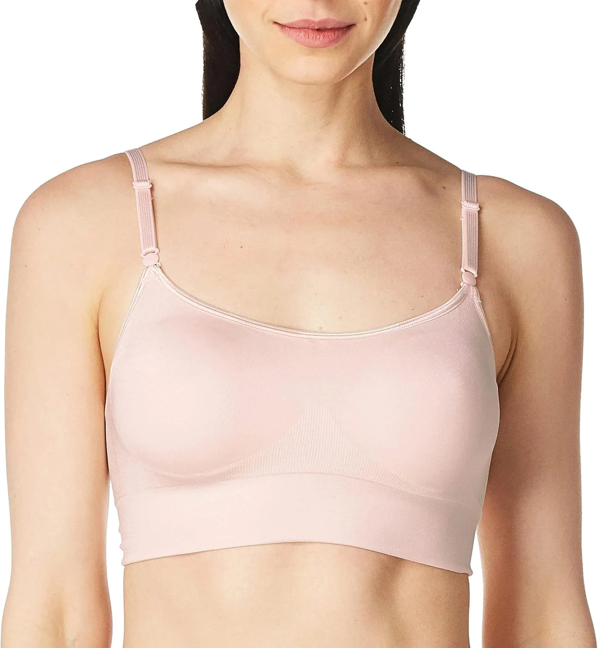 Warner's Womens Easy Does It Dig-Free Band with Seamless Stretch Wireless Lightly Lined Convertible Comfort Bra Rm0911a